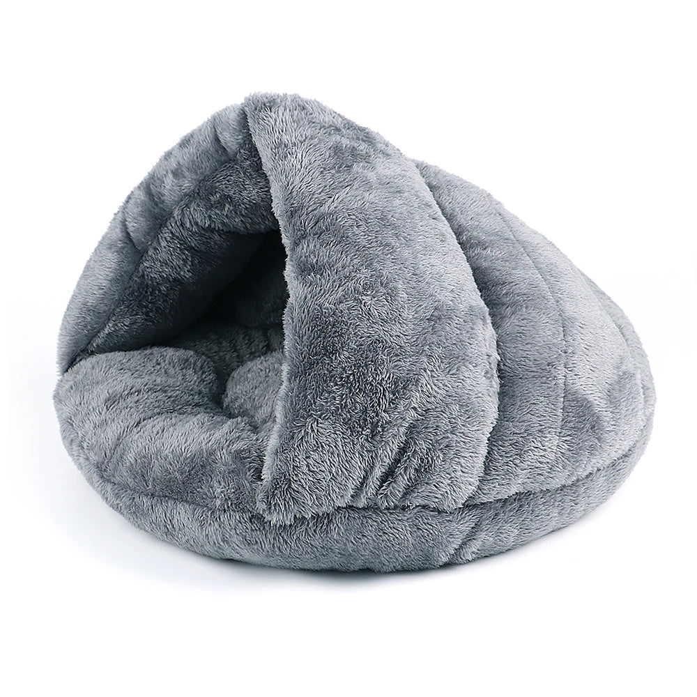 Soft Cat Bed Winter Warm Plush Pet Puupy Kitten Nest Kennel Deep Sleep Cats Cave House For Cats Small Dogs Products