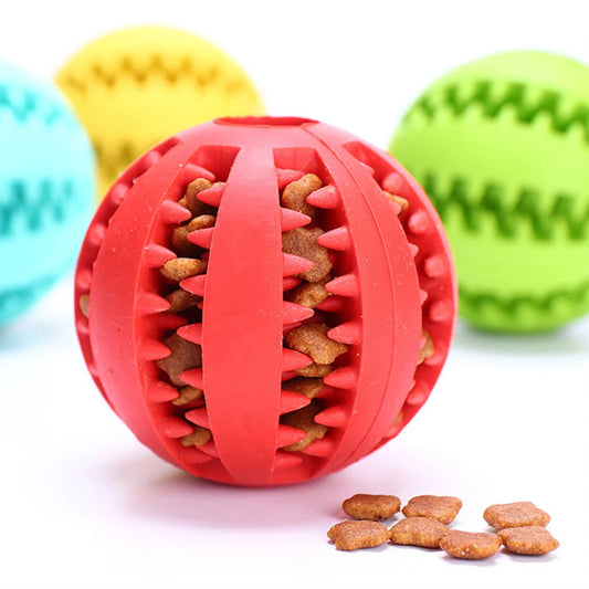 Interactive Pet Treat Ball – Keeps Pets Entertained & Helps Clean Teeth