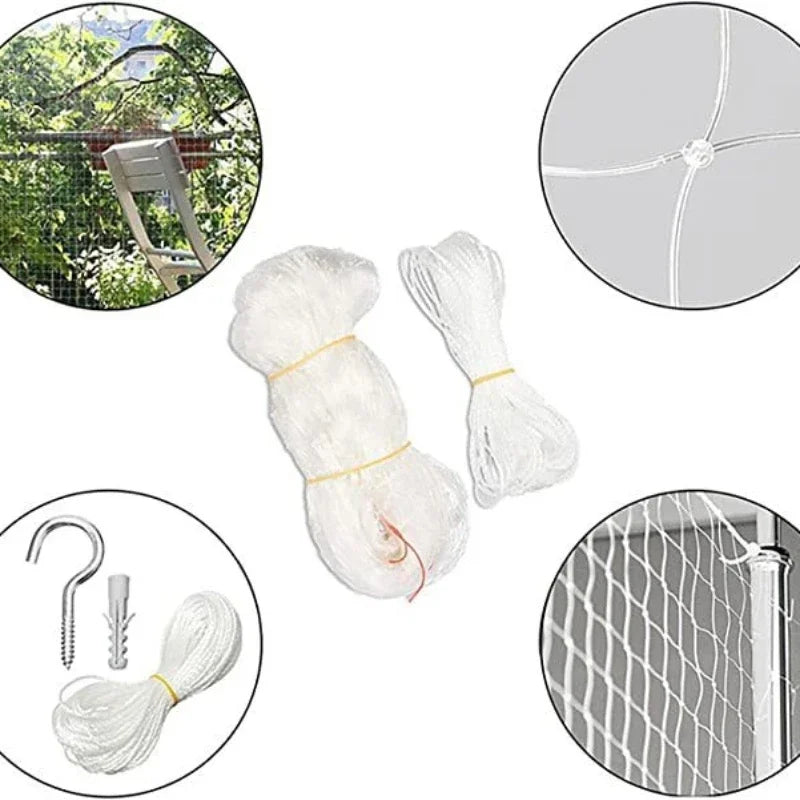 New Pet Protective Cover Cat Dog Net Plastic Nylon Steel Wire Grid Garden Balcony Safety Fall Prevention Netting Pet Products